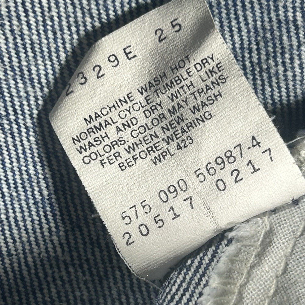 Levi's 517 Men's Orange Tab Vintage 80s 90s Bootcut Jeans USA 34x31 - Picture 6 of 11